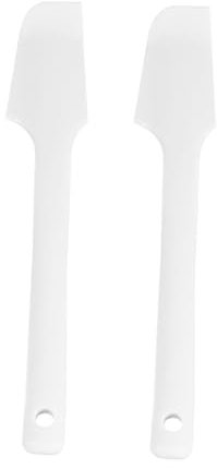 OFFSCH Raschietto Cucina in Silicone Pieghevole Spatola Per Pasta Di Fagioli Zuccherata E Panna Strumento Cottura Resistente E Facile Da Pulire 2 Pezzi Foro Per Appendere