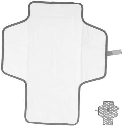 ibasenice Wickelauflagenbezug Faltbar und Tragbar Wasserfest aus Polyester und Peva für Unterwegs als Wickelunterlage und Spielmatte für Babys