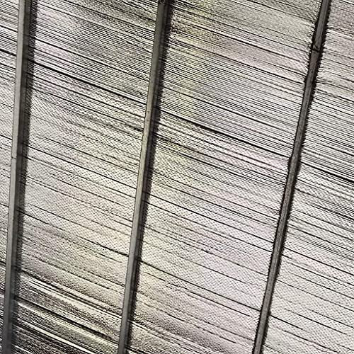 Kit d'isolation à bulles en aluminium pour garage, mur, grenier, sol, économise de l'énergie avec double feuille de radiateur pare-vapeur, réflecteurs réfléchissants, idéal pour camping-cars et abris