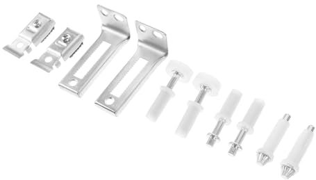 Lurrose Kit De Quincaillerie Porte Pliante 8 Pièces En Fer Robuste Roulement à Roulettes Pour Porte Accordéon Accessoire De Réparation Et Pliantes Installation Facile Pour Usage Domestique