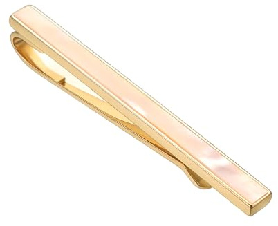 RunootPR Klassiker Geschäft Krawattennadel für Herren Gold Silber Stilvolle Krawattenklammer Büro Hochzeit Handgefertigter Schmuck 5.8cm