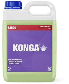 Konga Clever Automat - Detersivo a pH neutro, concentrato liquido per lavatrici automatiche, 4,5 litri, fragranza Musk Flower