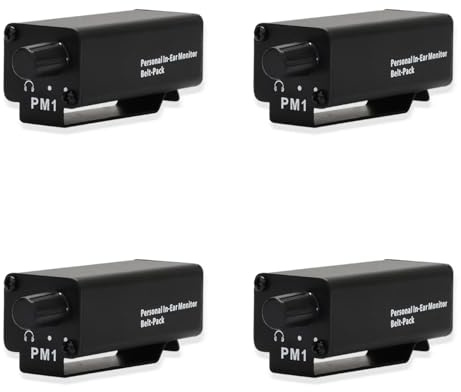 Zolynx 4X Mini Amplificatore per Cuffie XLR Professionale in-Ear Stereo Personale PM1 Amplificatore per Cuffie HiFi Portatile