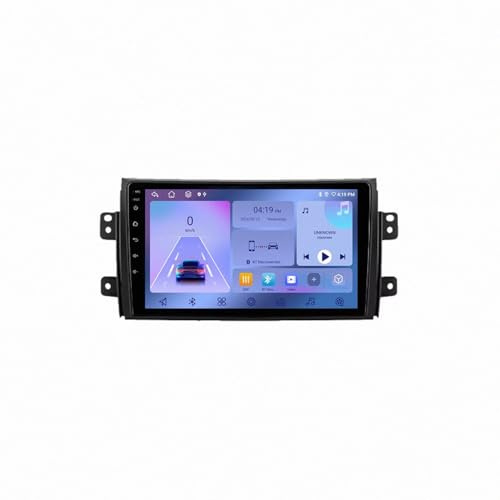 Bilnavigering för Fiat Sedici 189 2005-2014 Dashcam Carplay Och Android Auto, Bärbar Bilstereo, Bilstereomottagare Med Backkamera Bilradio Stereo Gps Navi, 4 Kärna 2G＋32G