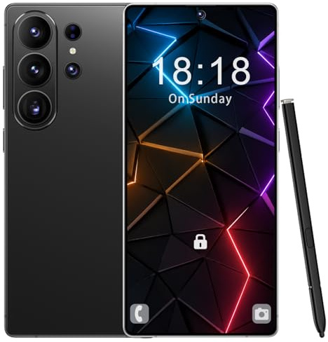 T-Smart Unlocked Android 14 Mobile Phone, 12GB+512GB, 6.9 HD Display, 4500mAh Battery, 21MP+8MP Camera, Dual SIM, Face Unlock, SIM Free Smartphone