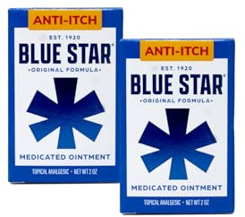 Blue Star Anti-Itch Medicated Ointment 2 oz (Pack of 2)