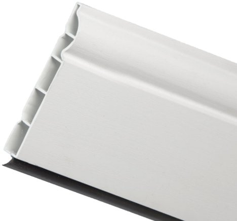 Plastic Skirting Board 2.5Mtr X 100mm White Satin