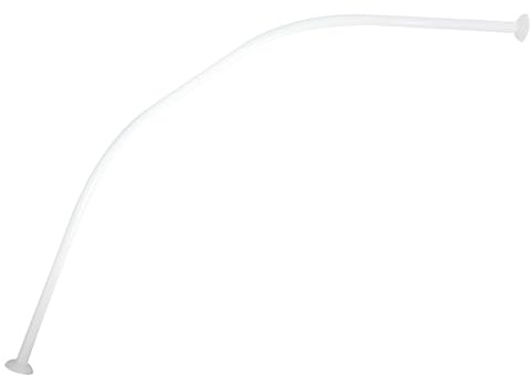 MSV 140589 Barre de Douche Incurvée Acier Inoxydable Acier 80 x 80 x 0,1 cm