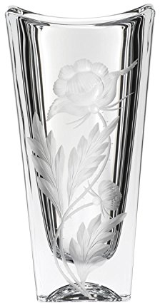ARNSTADT KRISTALL Vase Kristallglas Cleanline (26 cm) mit Gravur