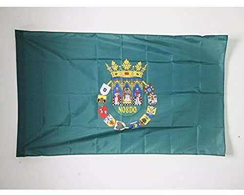 AZ FLAG Bandera Provincia de Sevilla 90x60 cm Poliéster 100D Funda | Uso interior y exterior Enseña costuras dobles y bordes reforzados con funda para mástil
