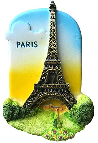 Calamita da frigorifero 3D Torre Eiffel, Parigi Francia e Parigi souvenir Sticker, decorazione per casa e cucina, magnete per frigorifero Parigi Francia