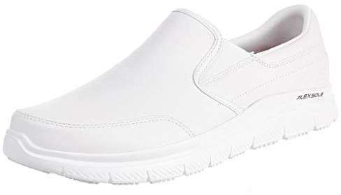 Skechers 77071EC WHT Hombre Zapatos para servicio de alimentos, White, 43 EU