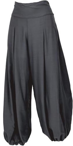 GURU SHOP mjukisbyxor, muckbyxor, harembyxor, kvinnor, syntetiska, antracit, 38