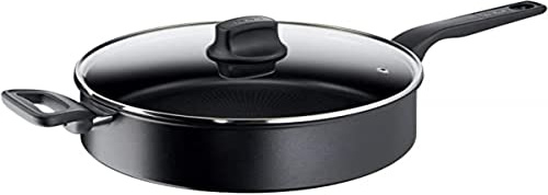 Tefal - Hard Titanium Pro Sautepan 28 cm w.lid Black (G2893753)