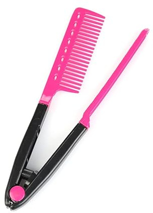 Peine de estilo en forma de V para cabello abultado y descuidado, en casa y en el salón