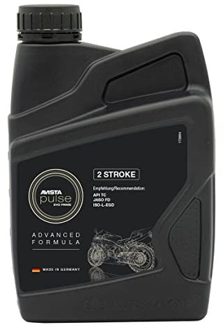 AVISTA OIL Motoröl EVO PRIME synthetisch 1 l kompatibel mit Motorroller | Zweitaktöl, selbstmischend, Getrenntschmierung, API TC, JASO FB, ISO-L-EGD, OEM 150824 kompatibel mit Roller, Simson