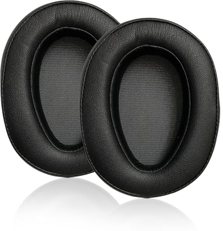 INF Ear pads for Sony MDR-100ABN / WH-H900N headphones replacement pads, made of premium protein leather and high-density foam, noise-canceling headphones, 1 pair