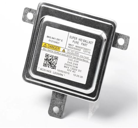 VAAKLM Kompatibel Mit RS4 2013 2014 2015 2016 D3S D4R Xenon HID Vorschaltgerät Ersetzen Block HID Xenon Scheinwerfer Controller W003T20171 Vorschaltsteuergerät