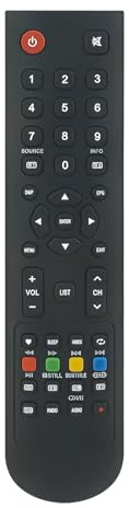 VINABTY Nuovo Telecomando di ricambio Télécommande Per UNITED TV VD-TECH TV LED24H40 LED24H42 LED24HS40 LED32H50 LED32H60 LED32HS51 LED32HS61 LED40HS50 LED40HS60 LED40HS61 LED48HS60 Remote Controller