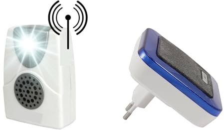 Maag Electronic TEL. Klingeltonverstärker Ringflash Klingelton 95 dB Rufton Blitzlicht per Funk