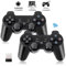 Wireless Gaming Controllers (2 Pack) / 2.4Ghz USB Dongle No Delay Gamepad Joystick For PC Android TV BOX GAME BOX - Classic Exterior Design - Black