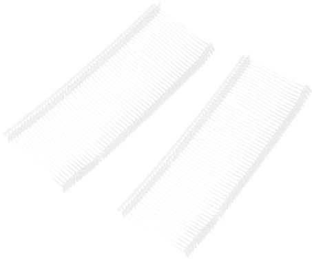 QUARKZMAN 1500 Stück Etikettierpistole Heftfäden Sicherheitsfäden, 35mm Kunststoff Tagging Fasteners mit Faden Heftfäden für Bekleidungspreis-Etikettierung Barbs, Transparent