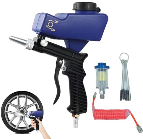 Pulverizador de pintura portátil, máquina neumática de chorro de , pulverizador de pintura para muebles y vallas interiores y exteriores del hogar