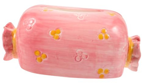 Candy Shaped Ceramic Tissue Box Cover for Home Desktop
