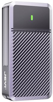 JMT JY - Carcasa de disco duro M.2 NVMe 2280 M-Key de 80 Gbps compatible con Thunder Bolt 5, velocidad de hasta 6500 MB/s+, funciona con Mac M4 Pro