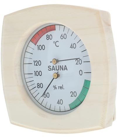 Toddmomy Thermomètre-hygromètre pour Sauna Instrument De Mesure Précis Installation Facile Contrôle De Humidité
