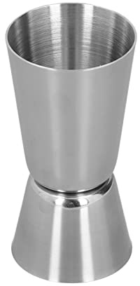 ANKROYU Tasse à mesurer professionnelle à double doseur en acier inoxydable, Jigger à cocktail superbement poli pour les barmans, les bars à domicile et les amateurs de mixologie
