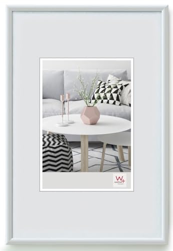 walther design Bilderrahmen weiss 50 x 70 cm Galeria Kunststoffrahmen KW070H