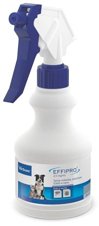 Effipro Spray Antiparassitario contro pulci e zecche per cane e gatto (250 ml)