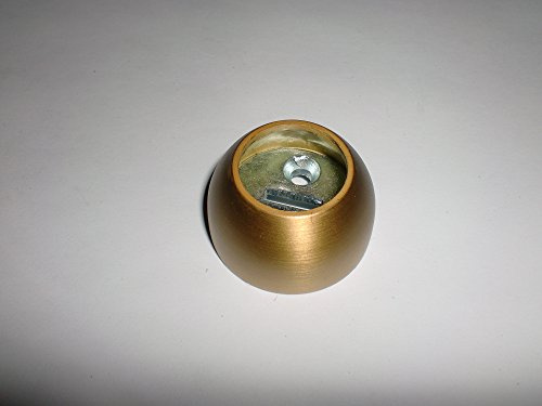 Wandlager für Gardinenstangen Messing-Matt-Optik 20 mm 1 Stück