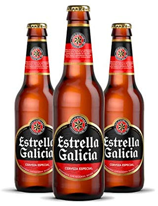 Estrella Galicia Especial Cerveza - Pack de 24 botellines x 250 ml - Total: 6 L