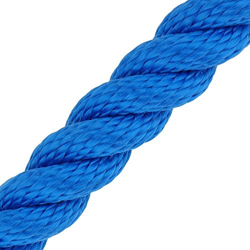 Kanirope® Handlaufseil Absperrseil MULTITWIST ø28mm Meterware (Lfm. am Stück) Blau