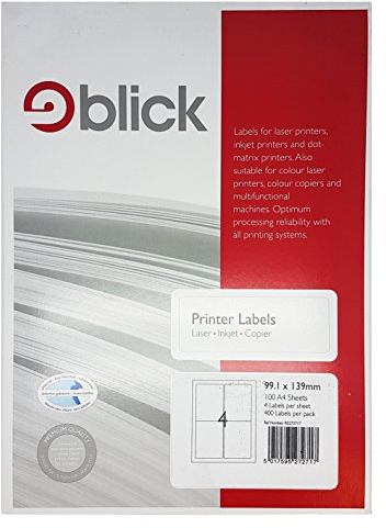 Blick Computer-Etiketten - 100 Blatt 99, 1 mm x 34, 1 mm