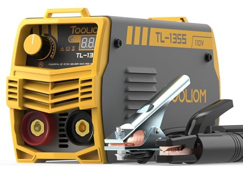 TOOLIOM 135A 110V/220V Stick Welder MMA ARC Welder Machine DC Inverter Welder with Digital Display Portable Welding Machine
