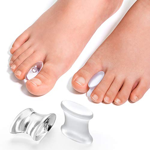 Séparateurs d'orteils en gel Promifun, 12 paquets de écarteurs d'orteils pour oignons et cors, coussinets correcteurs pour orteils crochus, callosités, oignons, orteils chevauchants