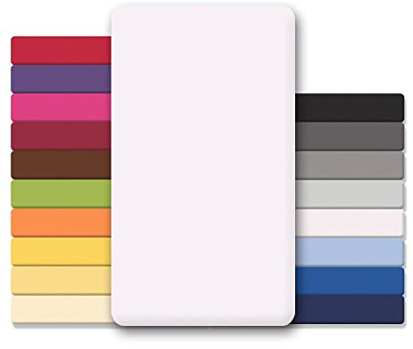 CelinaTex Jersey Topper Spannbettlaken Lucina Doppelpack 200x200-200x220cm Schnee weiß 100% Baumwolle gekämmt bis 12cm Matratzenhöhe Oeko-TEX