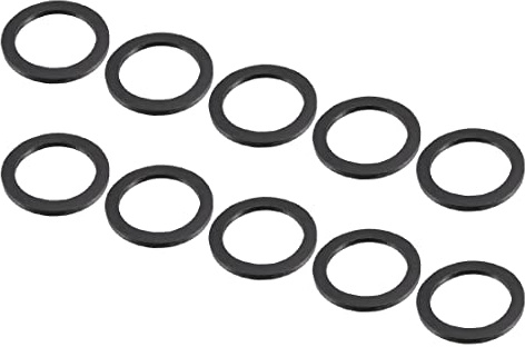 PATIKIL 40mm OD 30mm ID 3mm Spessore Gomma Rondella Piatte, Guarnizioni per Rubinetto Tubo Acqua Tubo Flessibile, 10pz