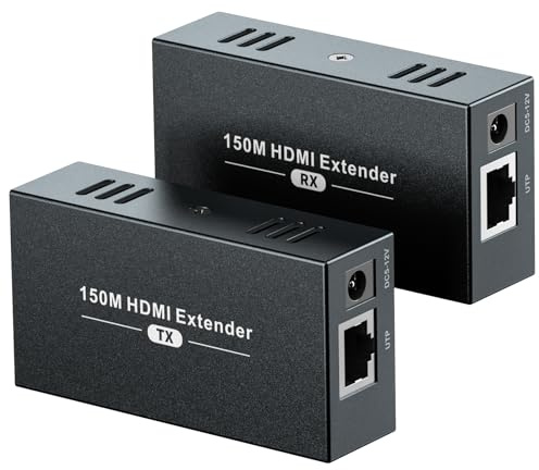 DT264 Extender HDMI Over Ethernet 150m/492ft 150m Trasmissione Tramite Cavo di Rete Cat5e / 6/7/8 Supporto Loopout Locale