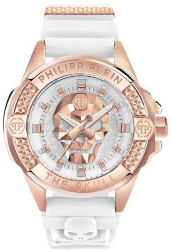 Philipp Plein Unisex Uhr Analog Quarz The $Kull PWAAA2224 Silikon