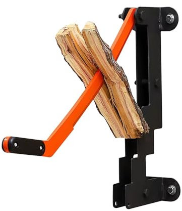 HACSYP Firewood Kindling Splitter - manual log splitter firewood cutter, wood splitter wall mounted for medium and small wood, Outdoor Camping Tools(B)