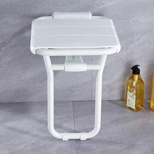Mural Pliant Siège de Douche Rabattable Salle de Bain Tabouret et Chaise Pliable Banc de Bain pour handicapés pour Personne Forte antidérapants,Tabouret de Douche,Chaise Douche