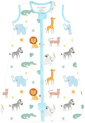 Mama Cheetah Baby sovsäck, ekologisk bomull baby bärbar filt, swaddle övergång sovsäck nyfödd spädbarn småbarn