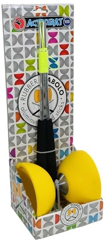 Acrobat- diabolo e Bacchette, Colore Giallo, 515725