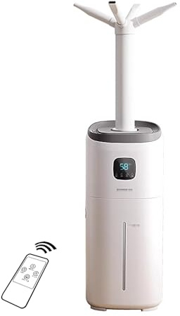 GUHPZA Humidificadores Silenciosos para Dormitorio con Control Remoto, Humidificador De Aire De Salida De 15 L Y 1200 Ml/H, 5 Velocidades, Humidificador para Toda La Casa con Te