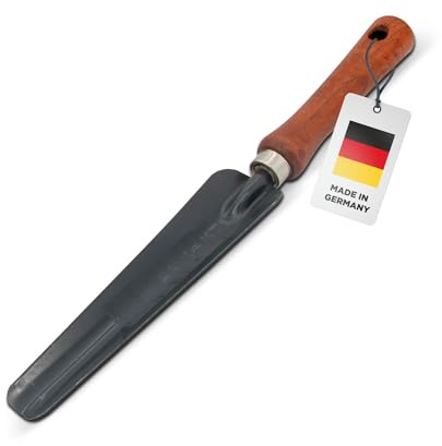 blizz-z Unkrautstecher - Länge: 39 cm, Blattlänge: 22,5 cm - (1 Stück) | Unkraut-Jäter mit 3-Zonen Holzgriff - Unkraut entfernen ohne Chemikalien - komfortabler 3-Zonen-Griff - Made in Germany