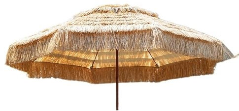 BOGAZY Ombrellone Ombrellone da Spiaggia da Giardino in Paglia Ombrellone Portatile in Paglia Ombrellone da Spiaggia Senza Base Ombrelloni da Giardino